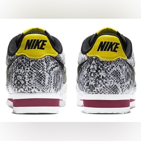 NEW Women’s CLASSIC CORTEZ LEATHER 'SNAKESKIN' Python Shoes Sneakers - Picture 3 of 8